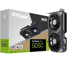 Видеокарта Zotac PCI-E 5.0 RTX 5060 TWIN EDGE NVIDIA GeForce RTX 5060 8Gb 128bit GDDR7 2497/28000 HDMIx1 DPx3 HDCP Ret