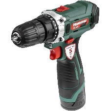 Дрель-шуруповерт Haммer ACD12CS, 12 В, 1,5 Ач, 26 Нм, щеточный