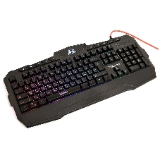 Комплект клавиатура+мышь Qumo Wartime проводной, USB, 3200 DPI, чёрный