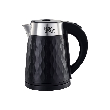 Чайник электрический Homestar HS-1021 1500 Вт, 1.7 л, нержавейка+пластик, черный, двойной корпус