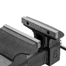 Тиски слесарные Denzel BVH-150 150 мм, поворотные, стальная направляющая, с наковальней