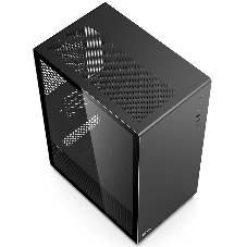 Компьютерный корпус CBR mATX Minitower V500, без БП, 1хUSB 3.0, 2хUSB 2.0, HD Audio+Mic, закаленное стекло, черный PCC-MATX-V500-WPSU