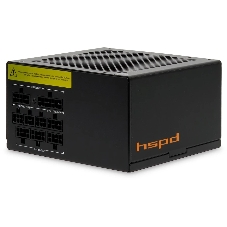 Блок питания Power Supply HSPD, 850W 80 PLUS Gold (ATX, 2.52, Full modular, 1x24(20+4)pin 600мм, 2xCPU 8(4+4)pin 700мм, 2xPCIe*2 8(6+2)pin 600+150мм, 2xSATA*3 500+150+150мм, 1xMOLEX*3 500+150+150мм, Active, 120x120мм, 150x140x86мм, APFC, OVP, OPP, SCP, UVP, OCP, OTP, NLO, SIP, black)
