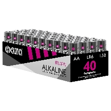 Элемент питания щелочной LR6 Alkaline Pack-40 (уп.40шт) ФАZА 5023017, 1.5 В