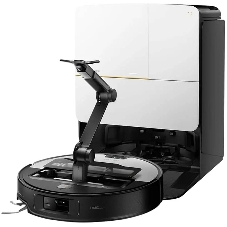 Робот-пылесос Roborock Saros Z70 серебристый/черный, 6400 мAч Li-Ion, уборка влажная/сухая, пылесборник контейнер 0.18 л