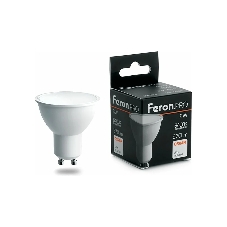 Лампа светодиодная Feron PRO LB-1608 8Вт 230В GU10 дневной Лампа светодиодная Feron PRO LB-1608 8Вт 230В GU10 дневной
