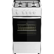 Плита газовая Darina 1B1 GM 441 008 W белый/черный, конфорок 4 шт, духовка 50 л, 50 см x 85 см x 51 см