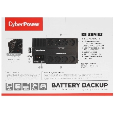 Источник бесперебойного питания CyberPower BS850E NEW/850 ВА/480 Вт/8 х CEE 7 (евророзетка)