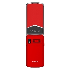 Мобильный телефон Maxvi E11 красный/серебристый