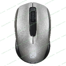 Мышь беспроводная Oklick 475MW черный/серый, 1200 dpi, радиоканал, USB, кнопки - 3