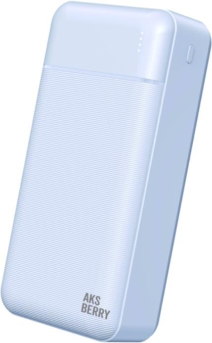 Внешний АКБ AKSBERRY E300 Epica быстрая зарядка 30000 mAh, белый