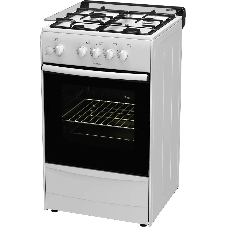 Плита газовая Darina 1B1 GM 441 008 W белый/черный, конфорок 4 шт, духовка 50 л, 50 см x 85 см x 51 см