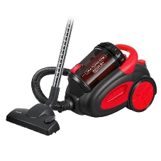 Пылесос Centek CT-2520 черный/красный, 400/2200 Вт, уборка сухая, пылесборник циклонный фильтр 2 л