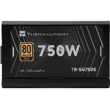 Блок питания Thermalright, 750W 80+ Gold (ATX, 3.1, PCIe 5.1, Non-modular, 1x24(20+4)pin, 1xCPU 8(4+4)pin, 2xPCIe*2 8(6+2)pin, 5xSATA3, 1x12+4pin (12VHPWR PCIe 5.1 12+4pin 600mm), 3xMOLEX4pin, Active, 120x120мм, 150x140x86mm, APFC, black)