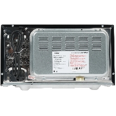 Микроволновая печь BBK 25MWC-991T/B черный/серебристый, 25 л, 900 Вт, переключатели - кнопки, поворотный механизм