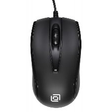 Мышь проводная Oklick 325M черный, 1000 dpi, USB, кнопки - 3