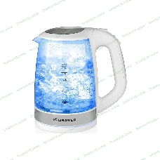 Чайник электрический BRAYER BR1040WH 2220 Вт, 2 л, стек л, белый.