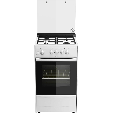 Плита газовая Darina 1B1 GM 441 008 W белый/черный, конфорок 4 шт, духовка 50 л, 50 см x 85 см x 51 см