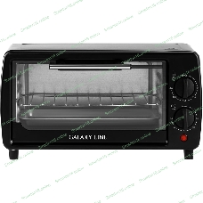 Мини-печь Galaxy Line GL 2625, черный, 8 л, 1000 Вт, таймер на 60 минут, индикатор работы, автоотключение