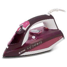 Утюг Vitek Luxure 1215-VT-03 2400Вт бордовый/белый