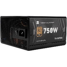 Блок питания Thermalright, 750W 80+ Gold (ATX, 3.1, PCIe 5.1, Non-modular, 1x24(20+4)pin, 1xCPU 8(4+4)pin, 2xPCIe*2 8(6+2)pin, 5xSATA3, 1x12+4pin (12VHPWR PCIe 5.1 12+4pin 600mm), 3xMOLEX4pin, Active, 120x120мм, 150x140x86mm, APFC, black)