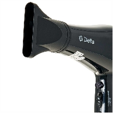 Фен Delta DL-0938 черный, 2000 Вт, ионизация