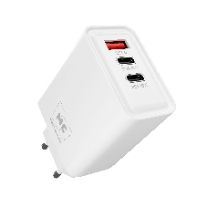 Сетевое зарядное устройство MORE CHOICE NC90 1USB+2Type-C 3.0A PD 45W, белый