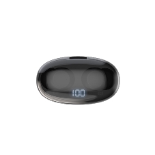 Беспроводные наушники Maxvi MHF-109BT черные TWS\капли\LCD\Sensor\200 мАч\5.2\кабель Type-C