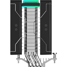 Кулер для процессора Ocypus Delta A40 SE BK Dual Fan ARGB, 2x120mm ARGB FAN, Top ARGB Panel, 4 HEAT PIPES, 4-PIN PWM, 800-1800 RPM, 31DBA, HYDRO BEARING, LGA115X/1200/1700/18XX, AM4/AM5