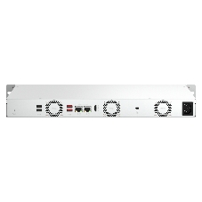 Сетевое хранилище SMB QNAP TS-464eU-8G NAS 4 HDD trays, rackmount 1U, 1 PSU. 4-core Intel Celeron N5105/N5095 2.0-2.9 GHz, 8 Gb RAM, 2x2.5GbE, 2xUSB 3.2 Gen 2 (10Gbps), 2xUSB 2.0, 1xHDMI, 2xM.2 PCIe Gen 3 x1 slots, W/o rail kit RAIL-B02