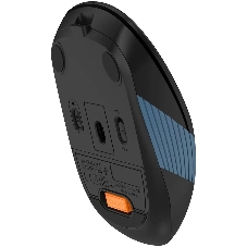 Мышь беспроводная A4Tech Fstyler FB10CS черный/синий, 2000 dpi, радиоканал, Bluetooth, USB, кнопки - 4