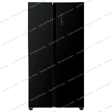 Холодильник Kraft KF-MS4801BI черный двухкамерный, 316/164 л, морозилка сбоку, No Frost, Side-by-Side