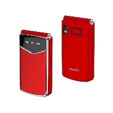 Мобильный телефон Maxvi E11 красный/серебристый