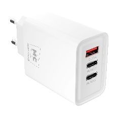 Сетевое зарядное устройство MORE CHOICE NC90 1USB+2Type-C 3.0A PD 45W, белый