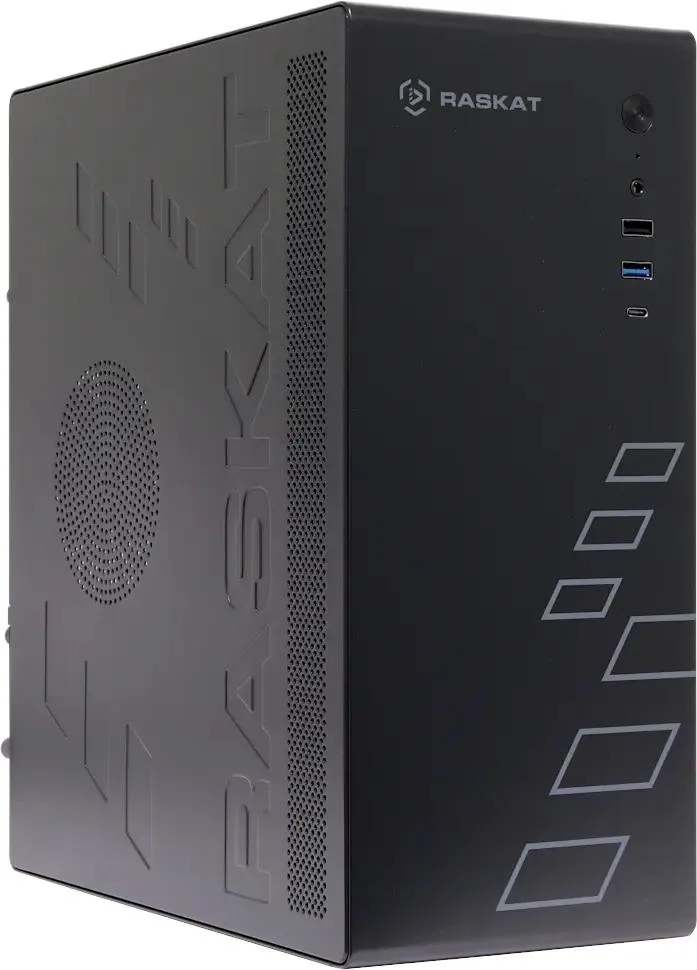 Компьютер Raskat Standart 500 (Intel Core i5 12400, RAM 16Gb, SSD NVMe 480Gb, no OS, kb+ms, черный)
