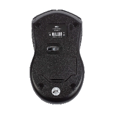 Мышь беспроводная HIPER HOMW-074 черный/синий, 1000 dpi, радиоканал, USB, кнопки - 3