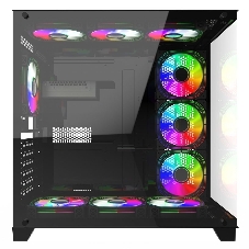 Корпус Alseye Paladin-B, Midi-Tower, чёрный, 4 x 120 мм