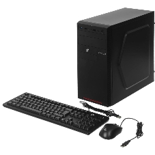 Компьютер Amur Нарвал B7I21 MT i3 12100 (3.3) 16Gb SSD 256Gb UHDG 730 FreeDOS GbitEth 400W мышь клавиатура черный (RUS) (2147002)