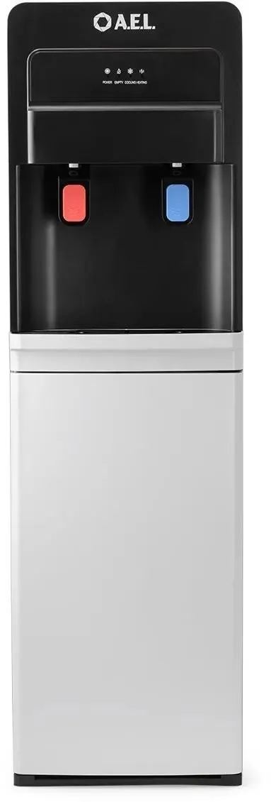 Кулер для воды AEL LD-AEL-805a, нижняя загрузка, нагрев 95 °С, охлаждение 10 °С, черный/белый
