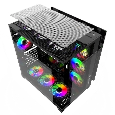 Корпус Alseye Paladin-B, Midi-Tower, чёрный, 4 x 120 мм