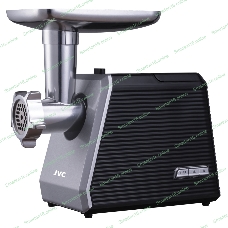 Мясорубка электрическая JVC JK-MG128 черный, 2500 Вт, 2.7 кг/мин, реверс, металлический лоток, насадки - 4