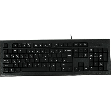 Комплект клавиатура+мышь A4Tech KR-8520D проводной, USB, 1200 DPI, чёрный