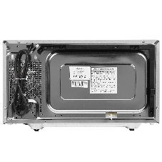 Микроволновая печь CASO MG 25 Ceramic Menu серебристый/черный, 25 л, 900 Вт, переключатели - кнопки, поворотный механизм