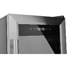 Винный шкаф ZÜGEL ZTWF182DX н/ж сталь, 46 л, 2 отсека, 18 бут.