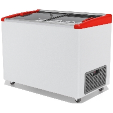 Морозильный ларь FROSTOR GELLAR FG 350 E, белый/красный, 310л, 3 корзины