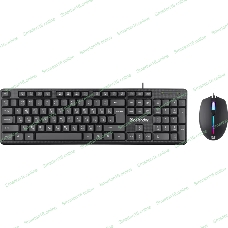 Комплект клавиатура+мышь Defender Triumph C-991 проводной, USB, 1600 DPI, чёрный
