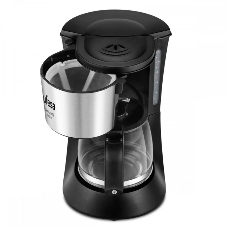 Кофеварка капельная Ufesa CG7125 Capriccio 12 DelUX черный/серебристый, исп. кофе - молотый, 1.2 л, 680 Вт.