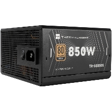 Блок питания Thermalright, 850W 80+ Gold (ATX, 3.1, PCIe 5.1, Non-modular, 1x24(20+4)pin, 1xCPU 8(4+4)pin, 2xPCIe*2 8(6+2)pin, 5xSATA3, 1x12+4pin (12VHPWR PCIe 5.1 12+4pin 600mm), 3xMOLEX4pin, Active, 120x120мм, 150x140x86mm, APFC, black)