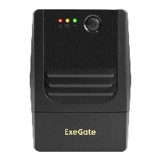 Источник бесперебойного питания ExeGate Power NB-450.LED.AVR.4C13 (450VA/270W, LED, AVR, 4*C13, батарея 12V 4.5Ah, Black)