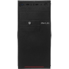 Компьютер Amur Нарвал B7I21 MT i3 12100 (3.3) 16Gb SSD 256Gb UHDG 730 FreeDOS GbitEth 400W мышь клавиатура черный (RUS) (2147002)